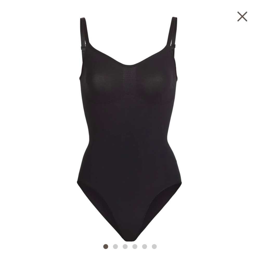 SKIMS SCULPTING BODYSUIT W. SNAPS Size L/XL Color ONYX